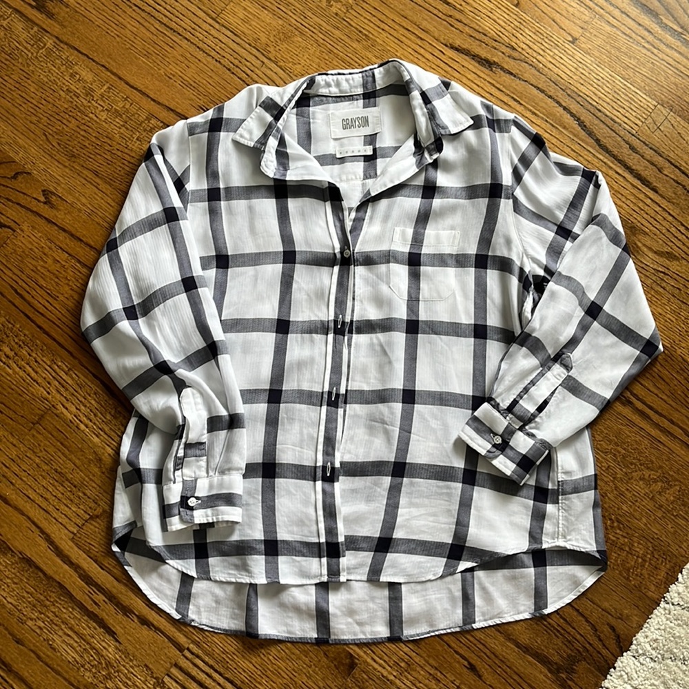 Liquid flannel button down shirt from Grayson (out of business). Size 5 (XXL)